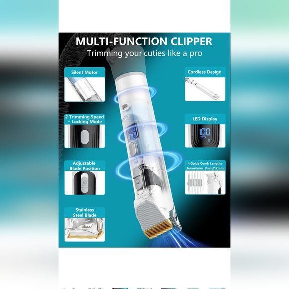 Brand new pet grooming vacuum white - Picture 6 of 8